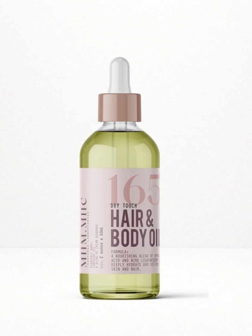 Miim Miic No 165 CREAM GOURMAND Dry-Touch Hair & Body Oil 2 oz